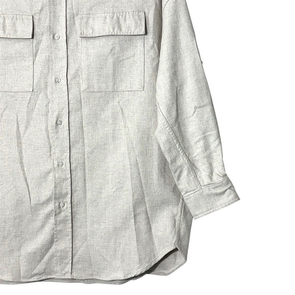 NWT Frank & Eileen Oversized McLoghlin Shirt Jacket Shacket in Natural size S - Picture 9 of 16